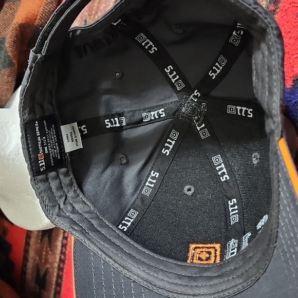 Men's 5.11 Tactical Cap - Durable & Stylish - Adjustable Strap - Charcoal Grey - Picture 3 of 4